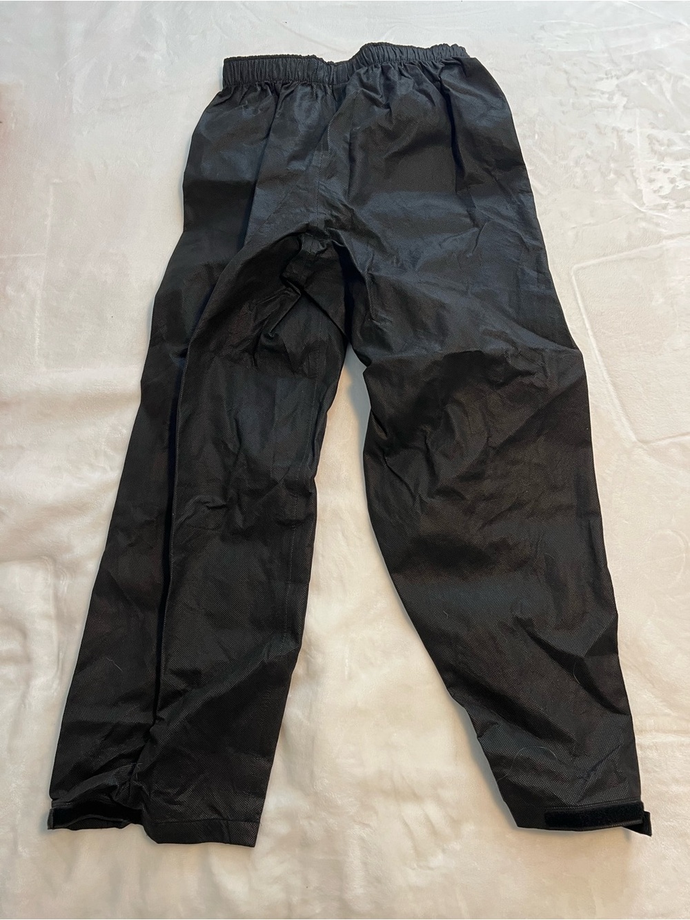 Frogg Toggs Men’s Medium Black Waterproof Rain Pants Packable Hiking Fishing